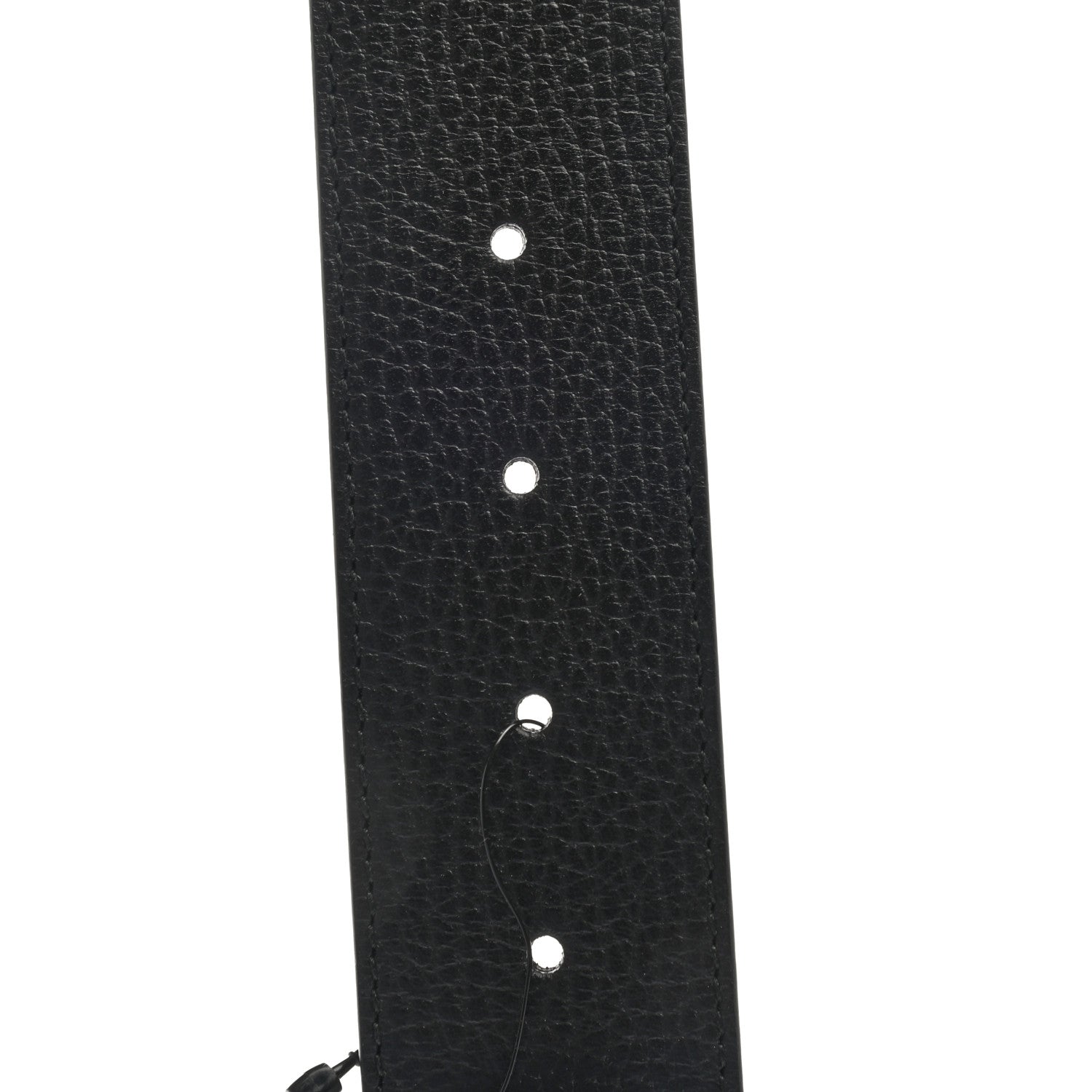 Gucci Dollar Calfskin 1973 Reversible Belt 95 38 Black Mineral Blue 3 of 5