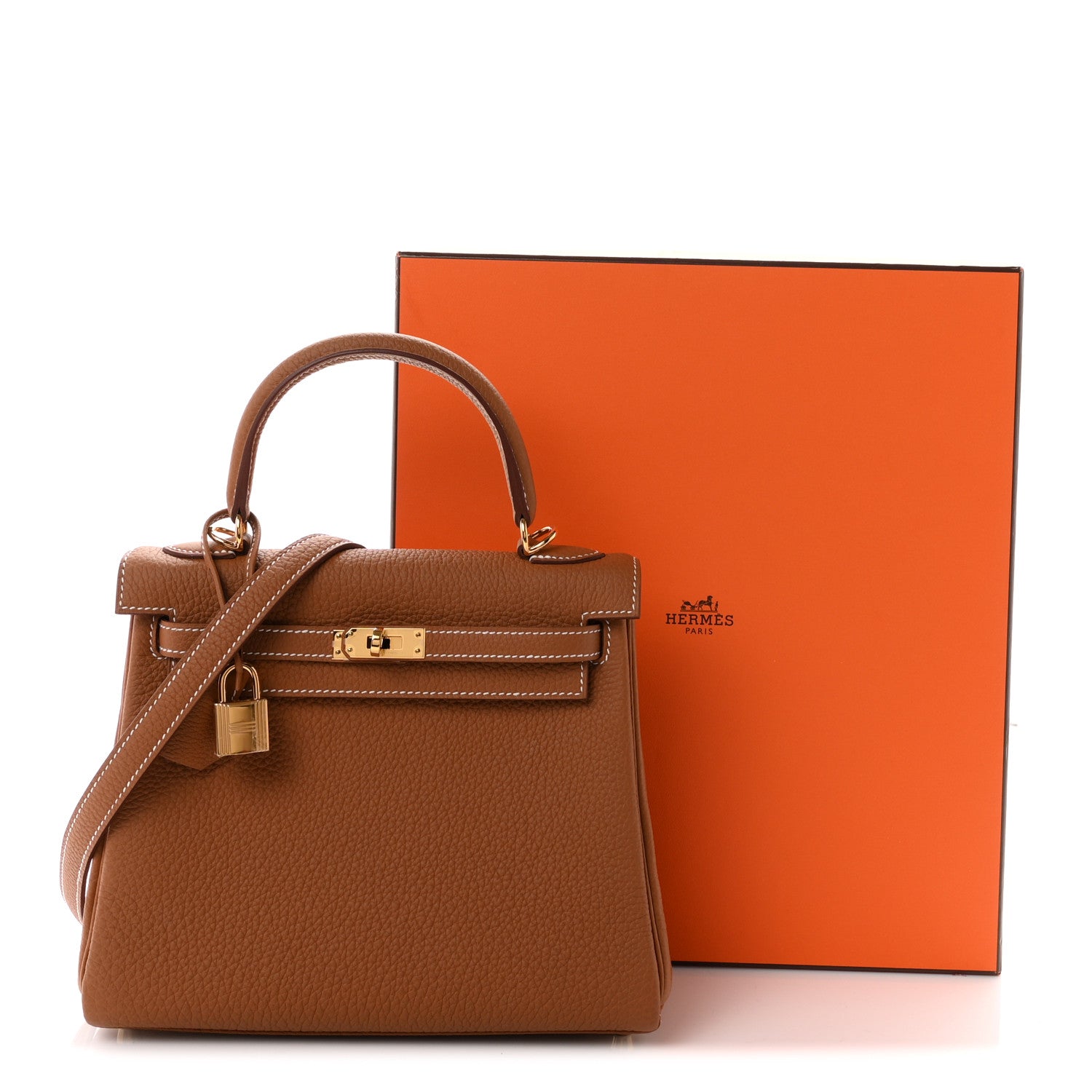 Hermes Togo Kelly Retourne 25 Gold 10 of 10