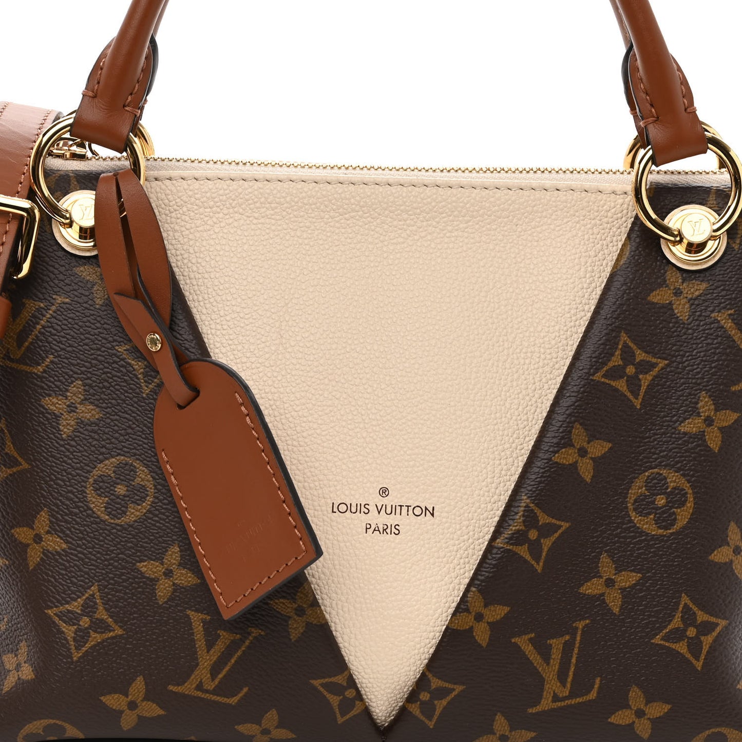 Monogram V Tote BB Creme