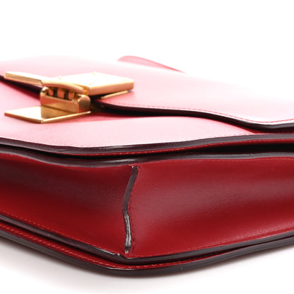 Celine Box Calfskin Medium Classic Box Flap Bag Dark Brick 10 of 11