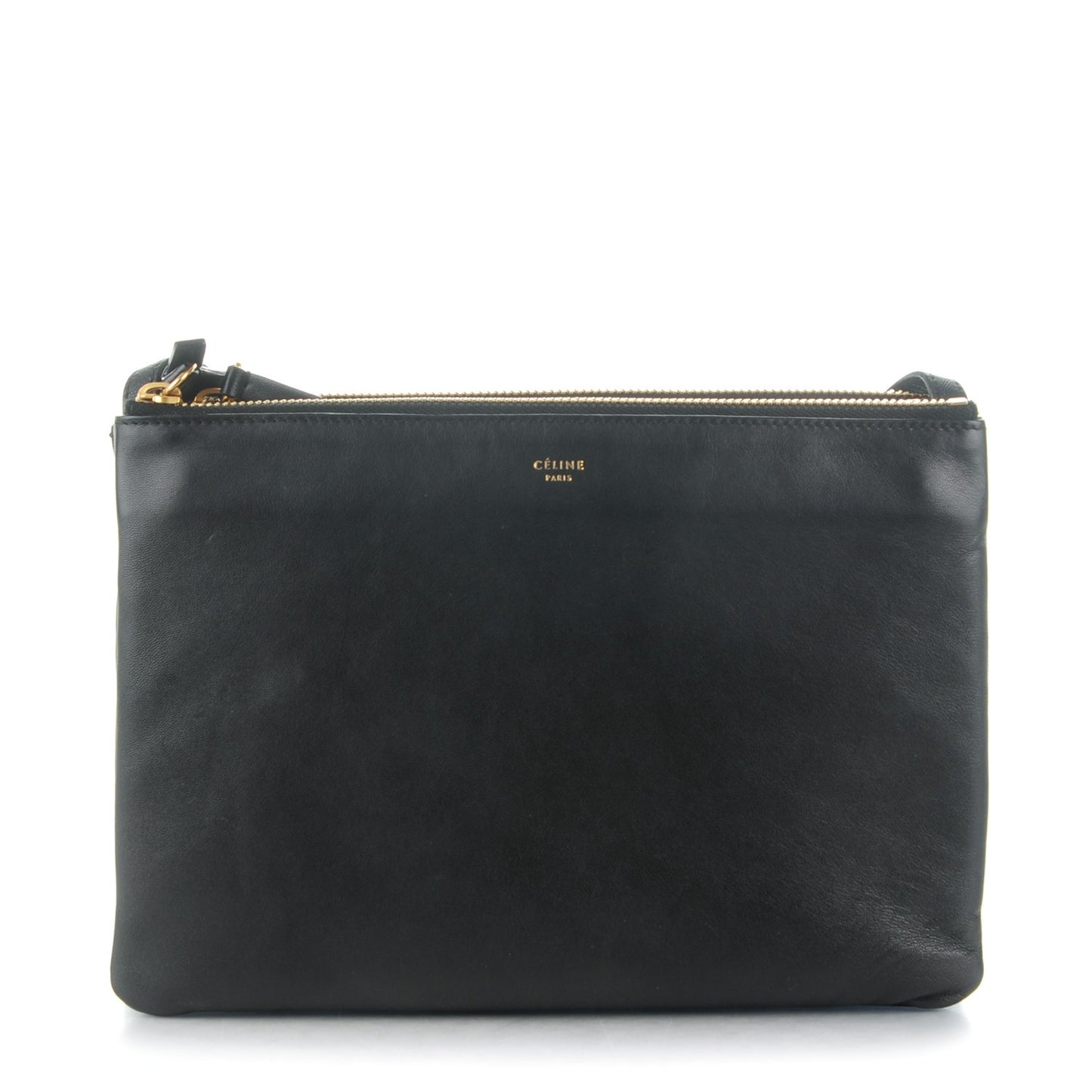 Lambskin Large Trio Crossbody Bag Black