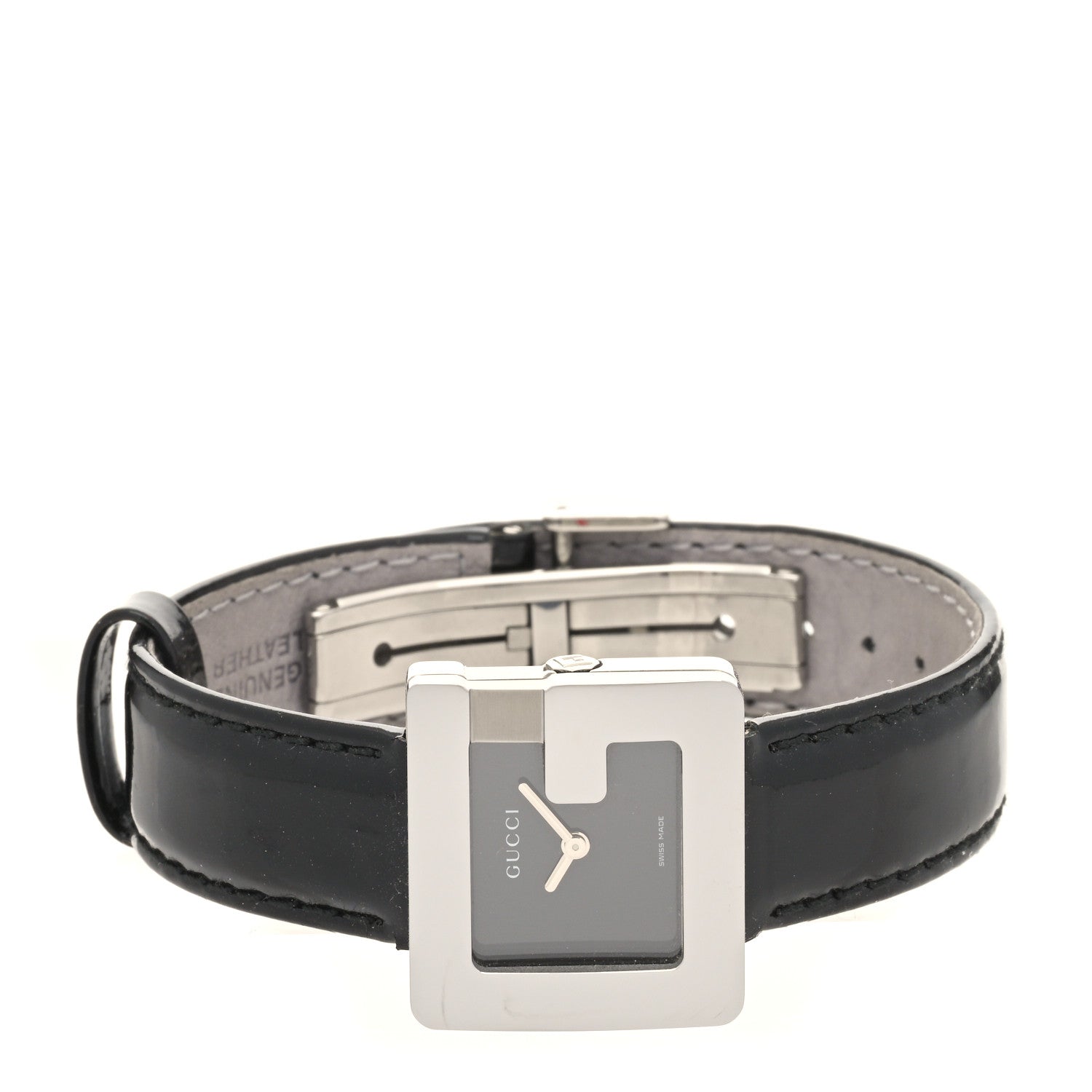 Gucci Stainless Steel Calfskin 23mm 3600L Quartz Watch Black 2 of 4