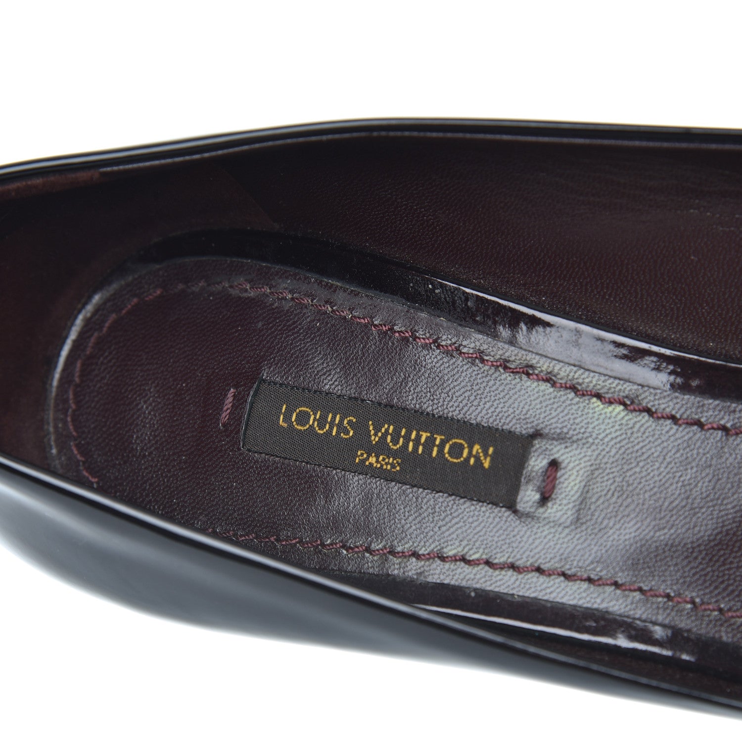 Louis Vuitton Patent Calfskin Oh Really Pumps 36.5 Amarante 6 of 15