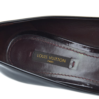 Louis Vuitton Patent Calfskin Oh Really Pumps 36.5 Amarante 6 of 15