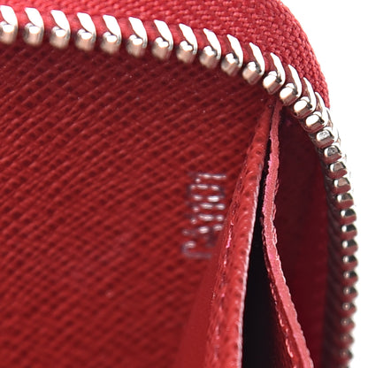 Louis Vuitton Epi Zippy Wallet Carmine 7 of 9