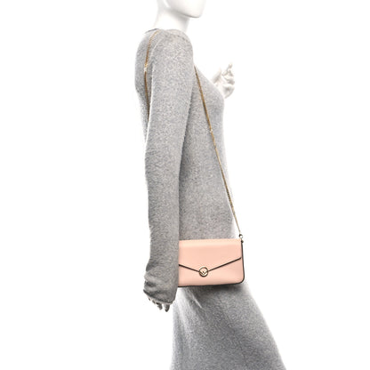 Fendi Vitello Cruise F is Fendi Envelope Wallet on Chain with Pouches Light Rose 2 of 13