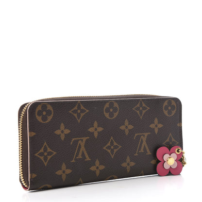 Louis Vuitton Monogram Blooming Flowers Clemence Wallet 3 of 8