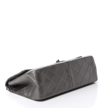 Chanel Metallic Aged Calfskin Quilted 2.55 Reissue 226 Flap Silver 4 of 10
