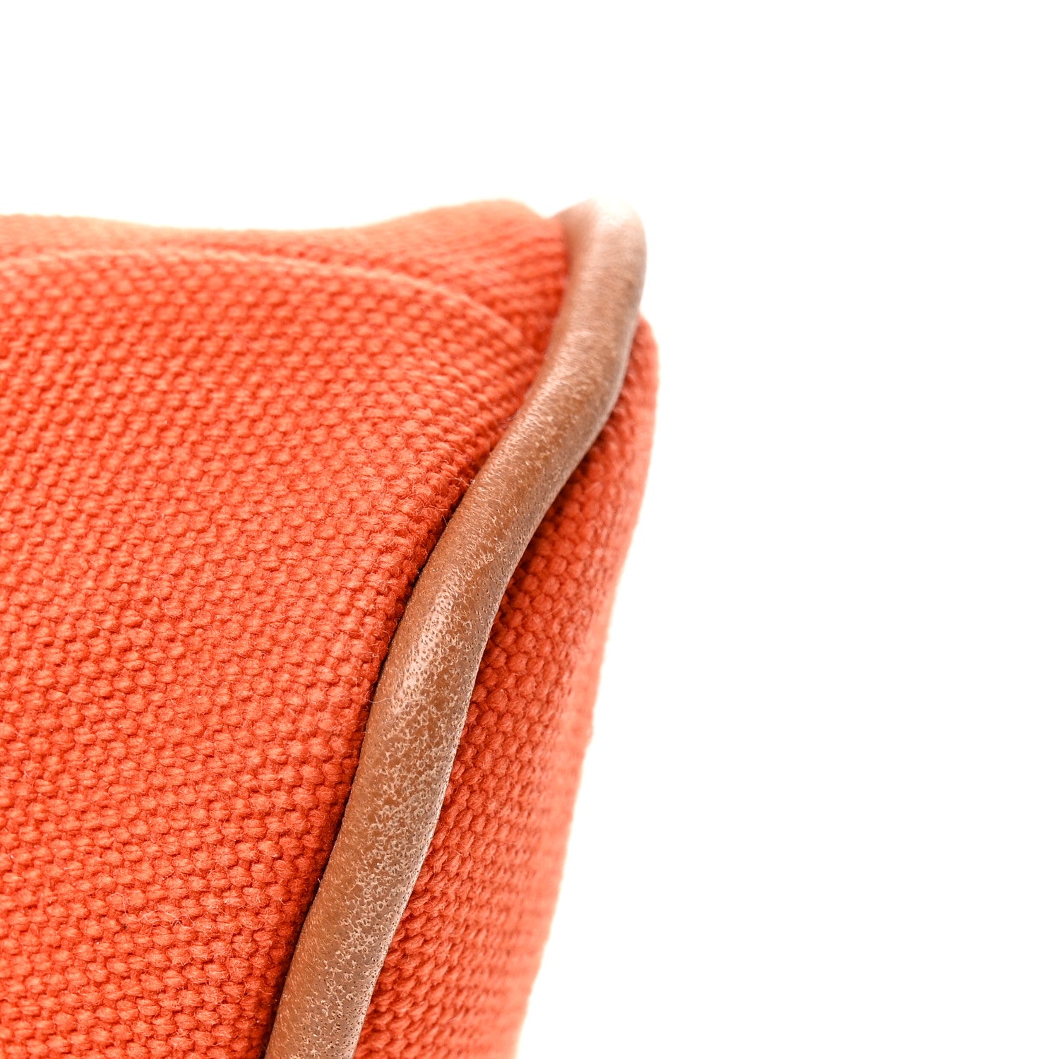 Hermes Cotton Canvas Mini Mini Bolide Travel Cosmetic Pouch Feu 7 of 8