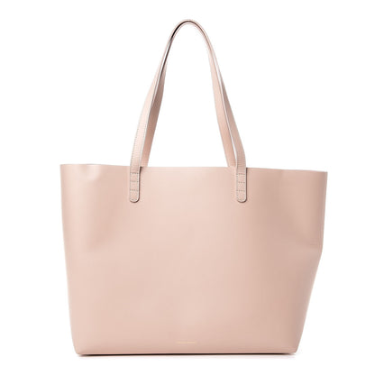 Mansur Gavriel Vegetable Tanned Calfskin Small Shopping Bag Rosa 3 of 10