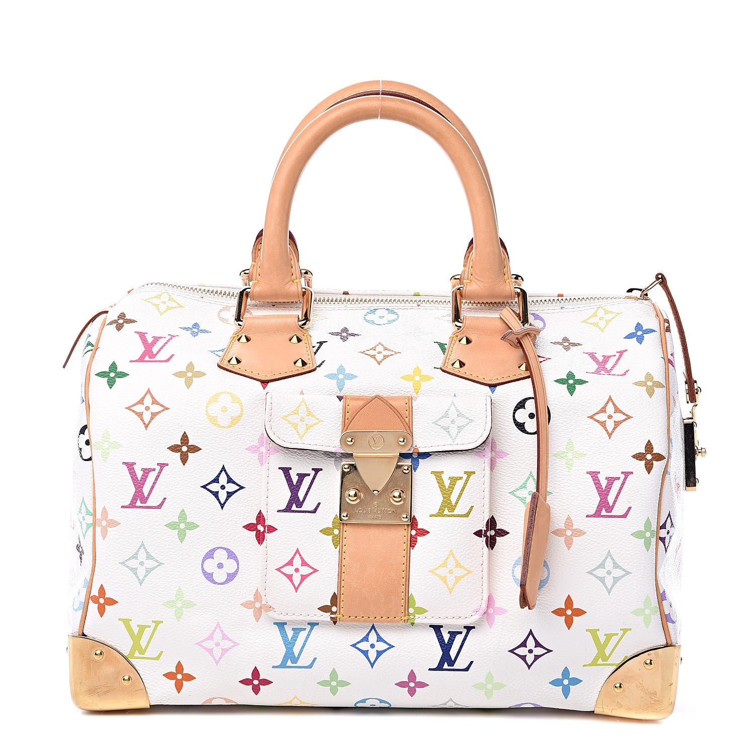 Louis Vuitton Monogram Multicolor Speedy 30 White 1 of 11