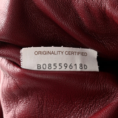 Bottega Veneta Nappa Maxi Intrecciato The Pouch Oversized Clutch Bordeaux 7 of 10