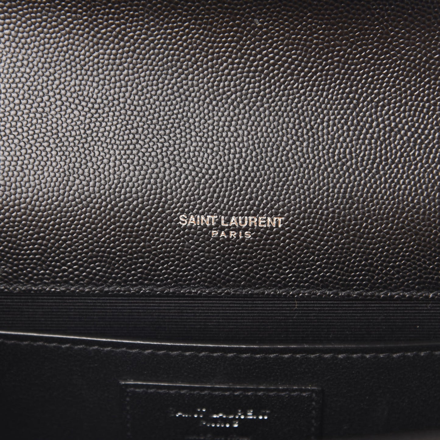 Grain De Poudre Medium Classic Monogram Kate Satchel Black