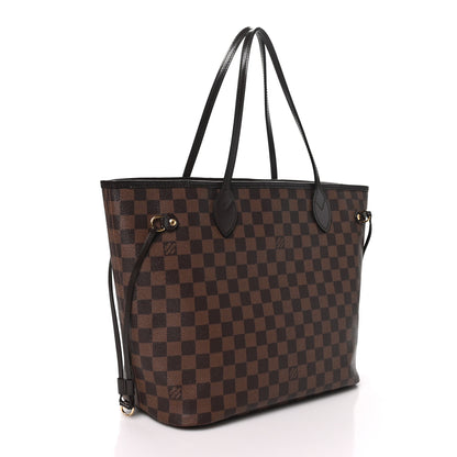 Louis Vuitton Damier Ebene Neo Neverfull MM Rose Ballerine 3 of 9