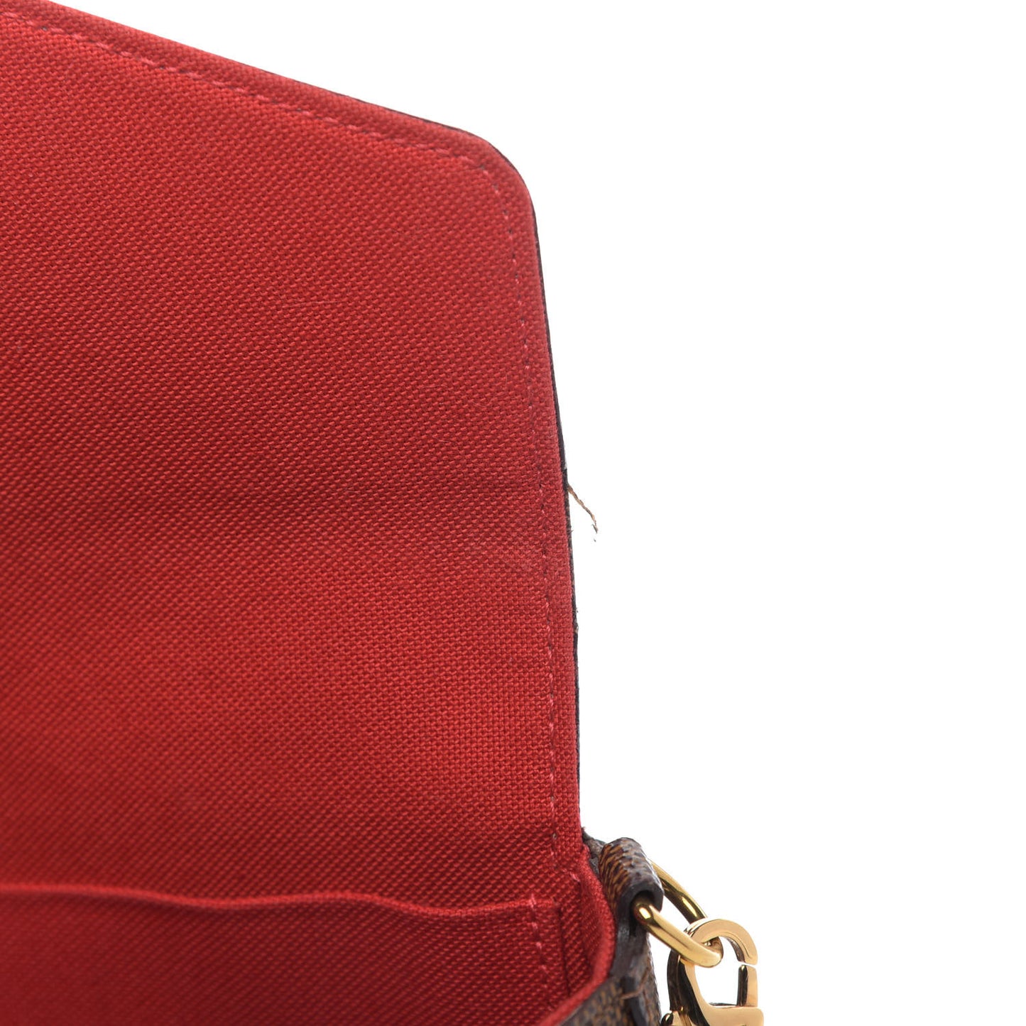 Damier Ebene Pochette Felicie Chain Wallet