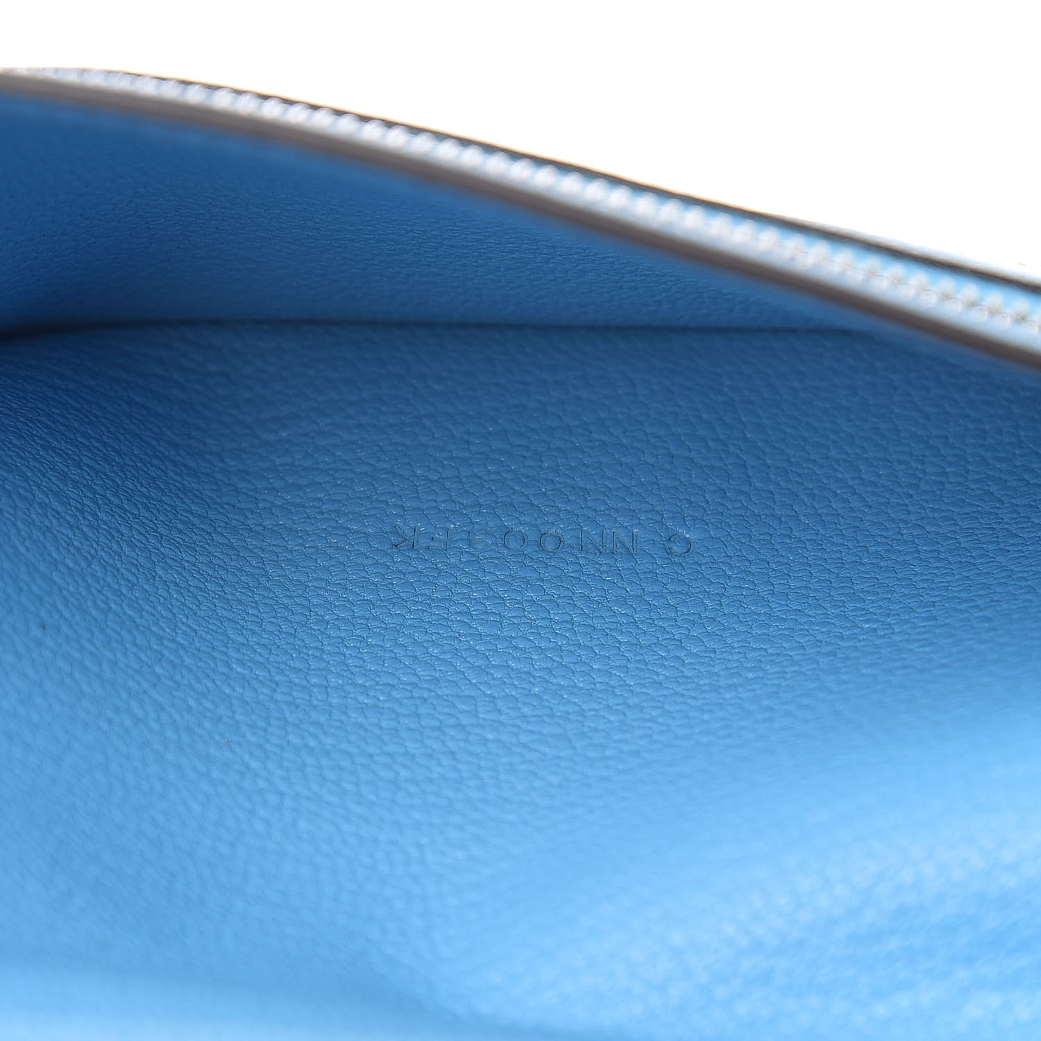 Hermes Chevre Mysore Bearn Gusset Wallet Celeste 6 of 7