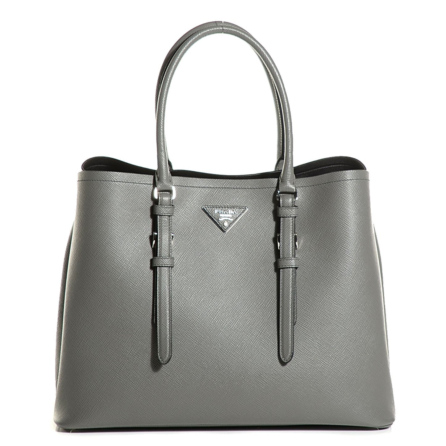 Saffiano Cuir Medium Double Handle Tote Marmo