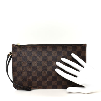 Louis Vuitton Damier Ebene Neverfull MM GM Pochette 2 of 9