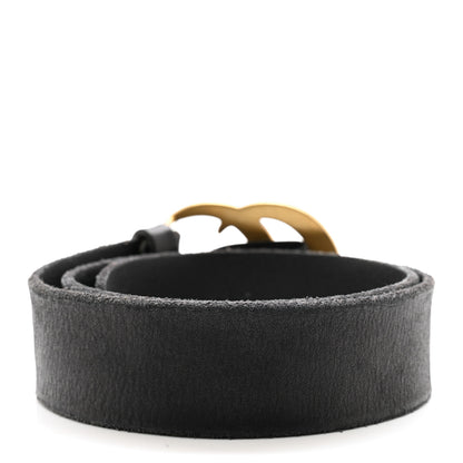 Gucci Faded Calfskin Double G 40mm Belt 70/28 Black 2 of 7