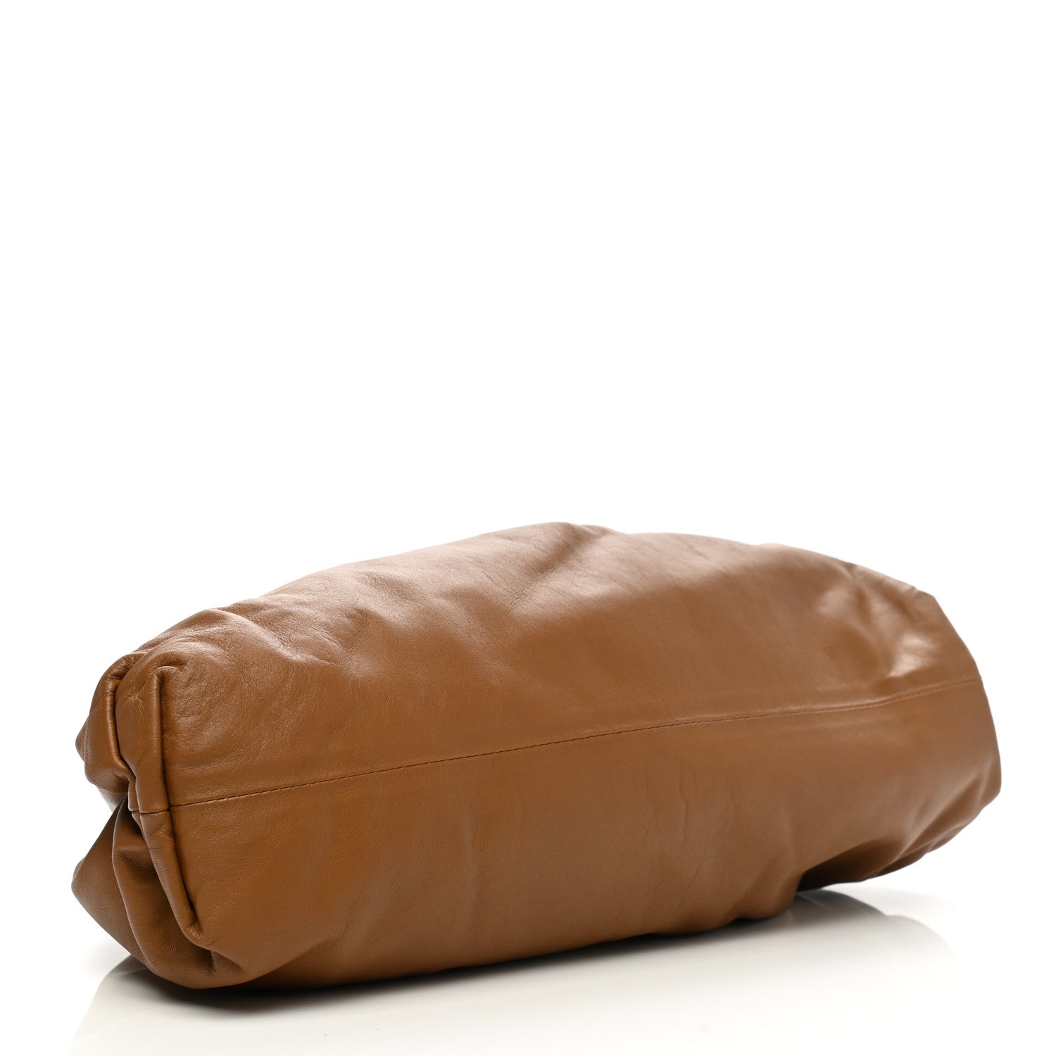 Bottega Veneta Smooth Butter Calf The Pouch Oversized Clutch Cammello 4 of 8