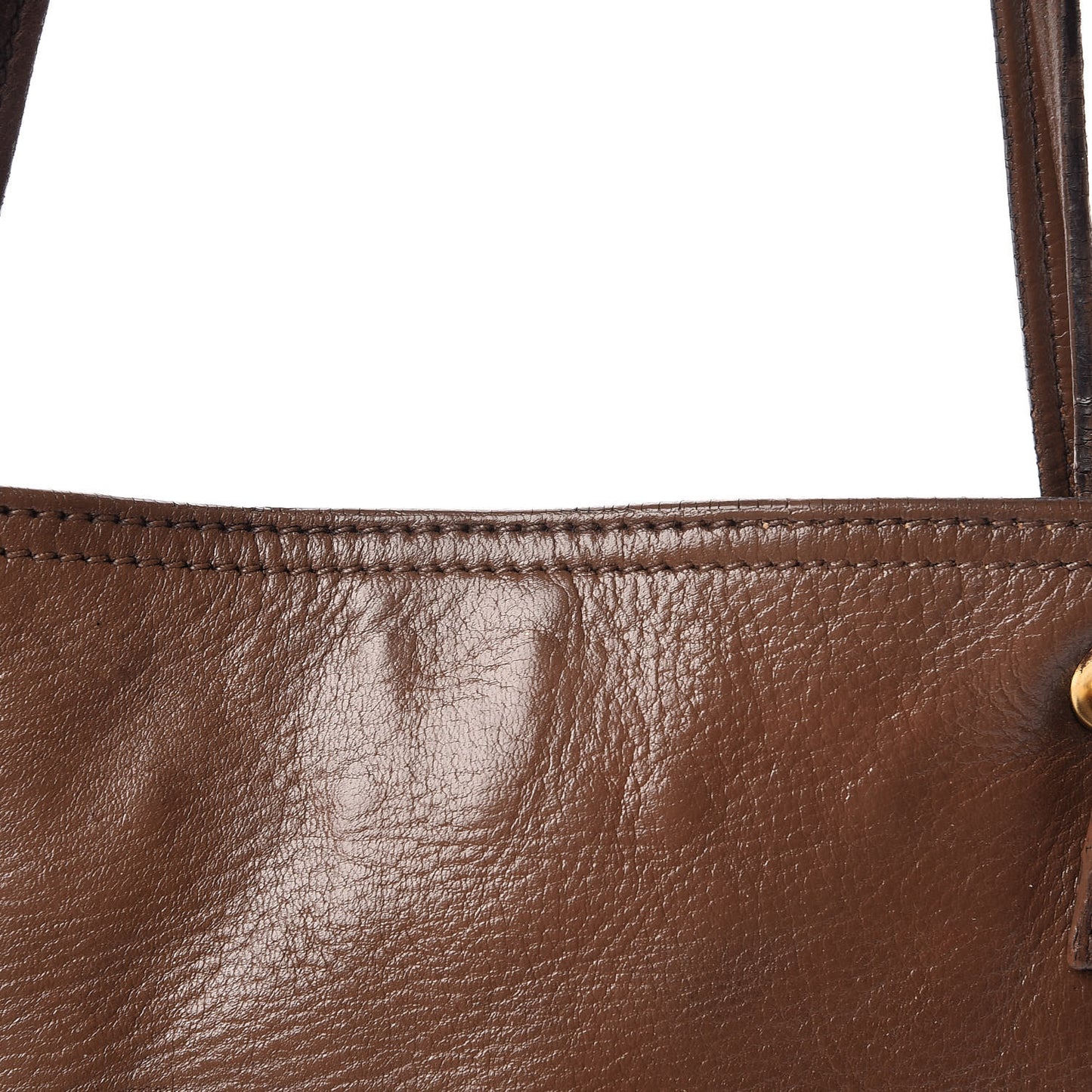 Vitello Daino Shoulder Bag Bruciato