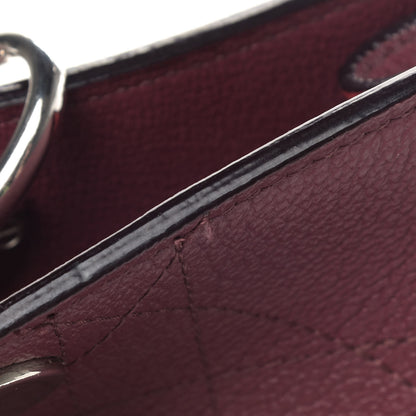 Christian Dior Grained Calfskin Cannage Medium Ultradior Tote Burgundy 13 of 13
