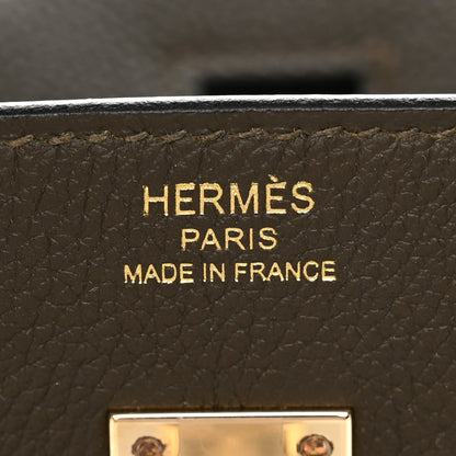 Hermes Togo Birkin 25 Vert Loden 6 of 10