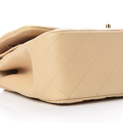 Chanel Lambskin Quilted Jumbo Double Flap Beige Clair 8 of 10