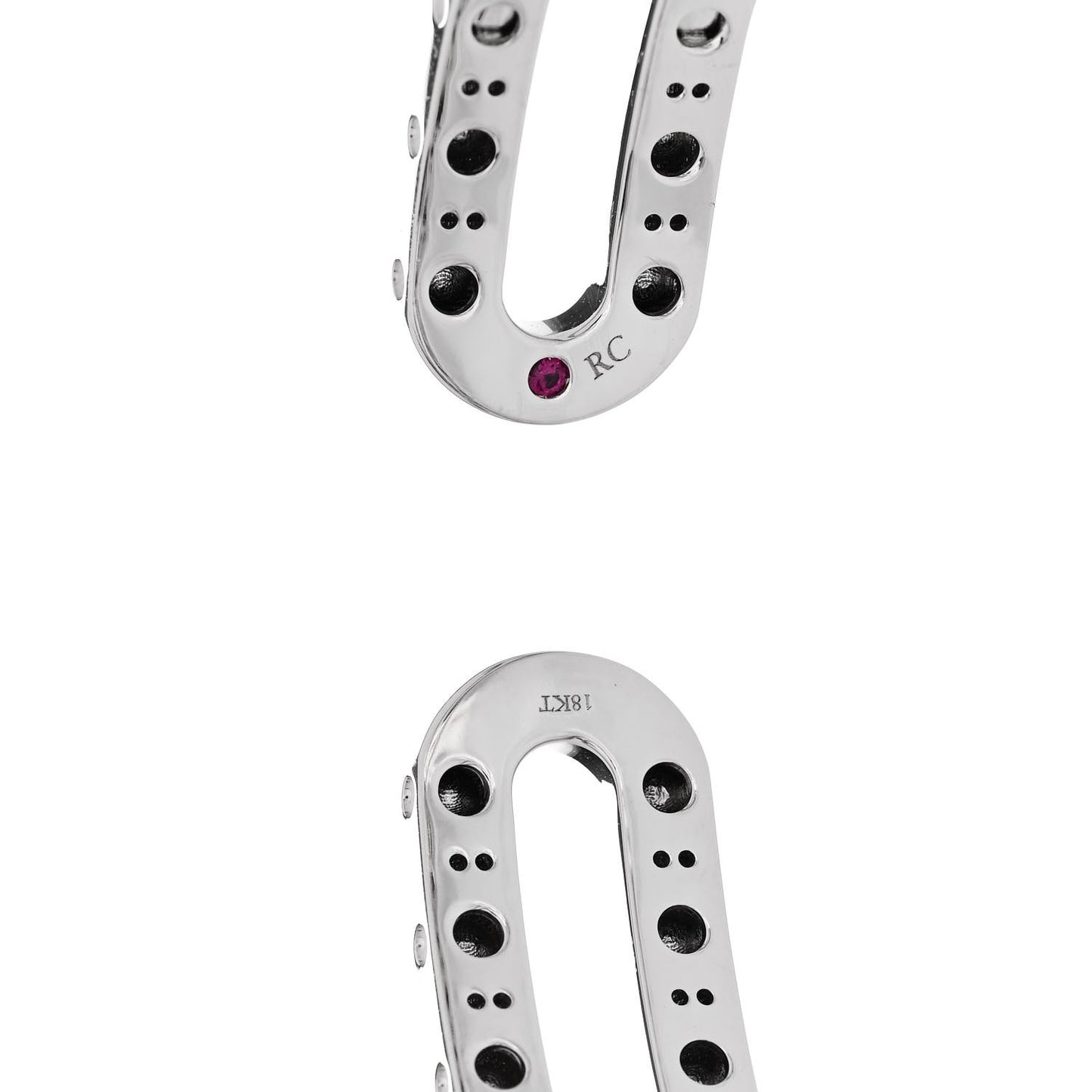 18K White Gold Diamond Pois Moi Double Symphony Bracelet