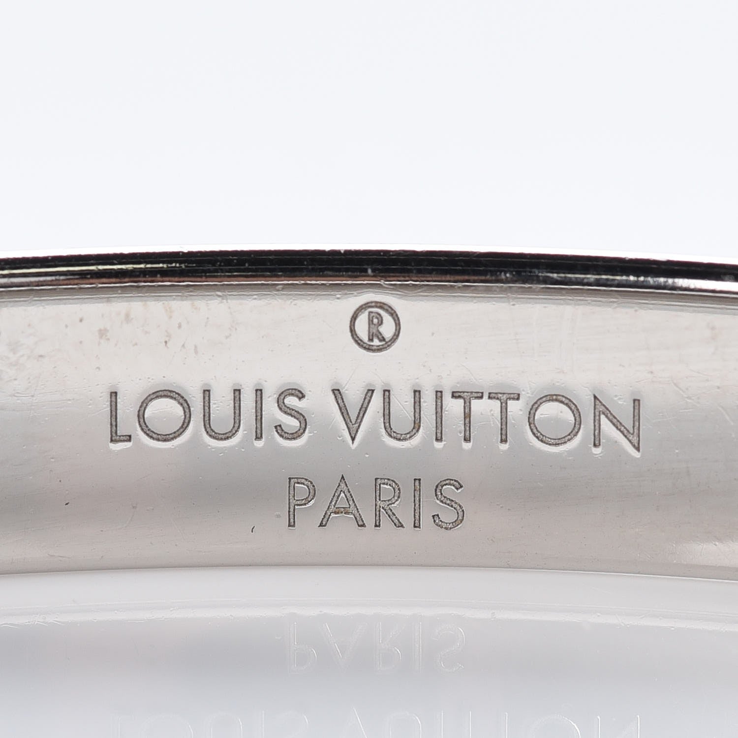 Louis Vuitton Palladium Monogram Nanogram Cuff M 4 of 7