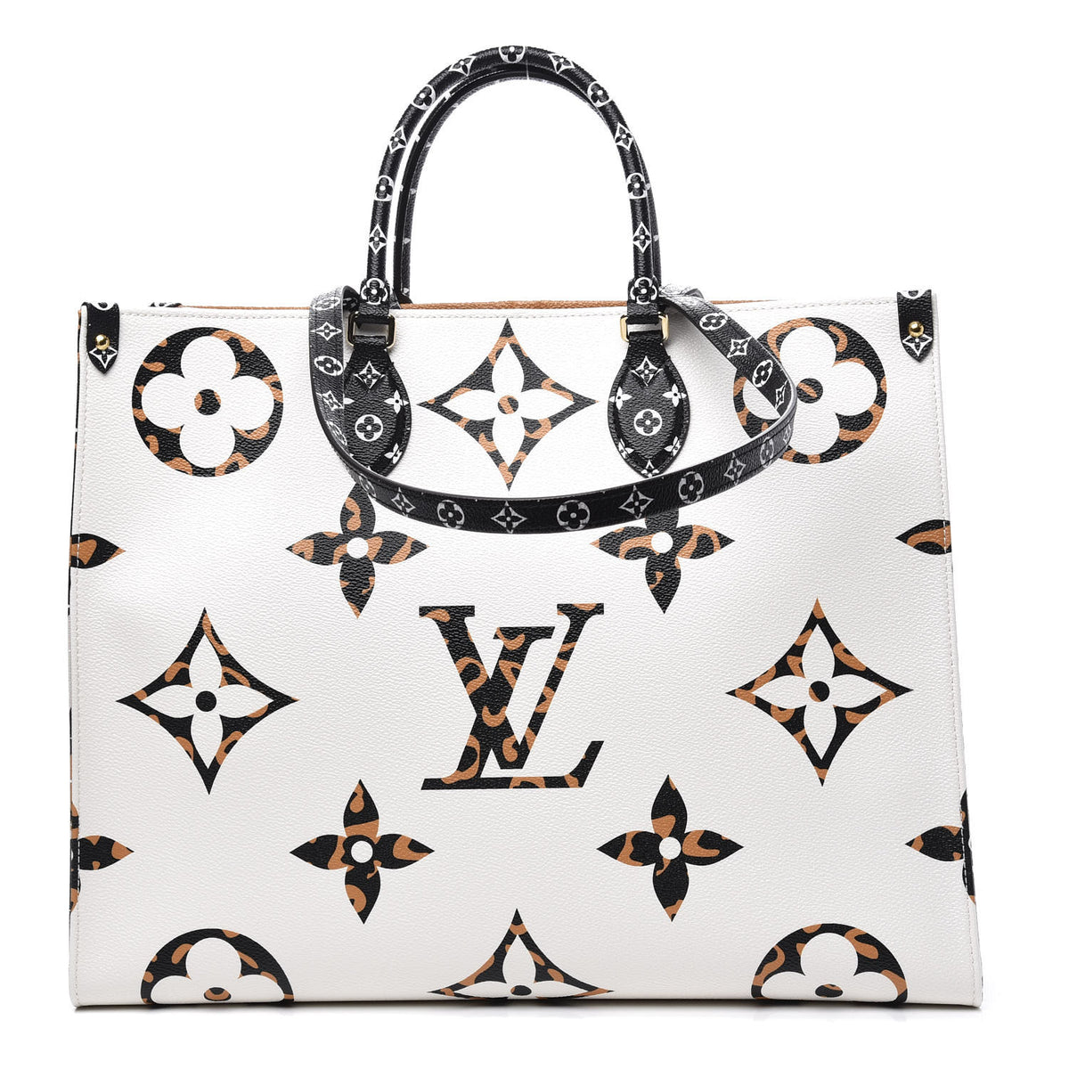 Louis Vuitton Monogram Giant Jungle Onthego GM Ivory 1 of 9