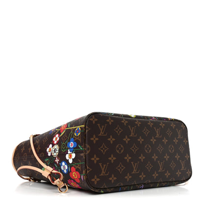 Louis Vuitton LV X TM Monogram Flowers Neverfull MM 5 of 11