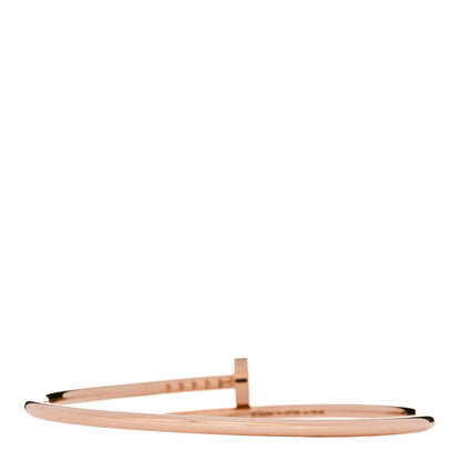 Cartier 18K Pink Gold Small Juste Un Clou Bracelet 16 2 of 3