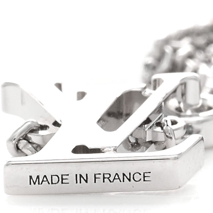 Louis Vuitton 18K White Gold Diamond Idylle Blossom LV Pendant Necklace 4 of 4