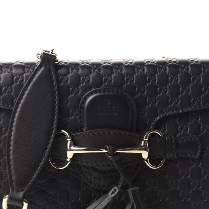 Gucci Microguccissima Mini Emily Shoulder Bag Black 12 of 12