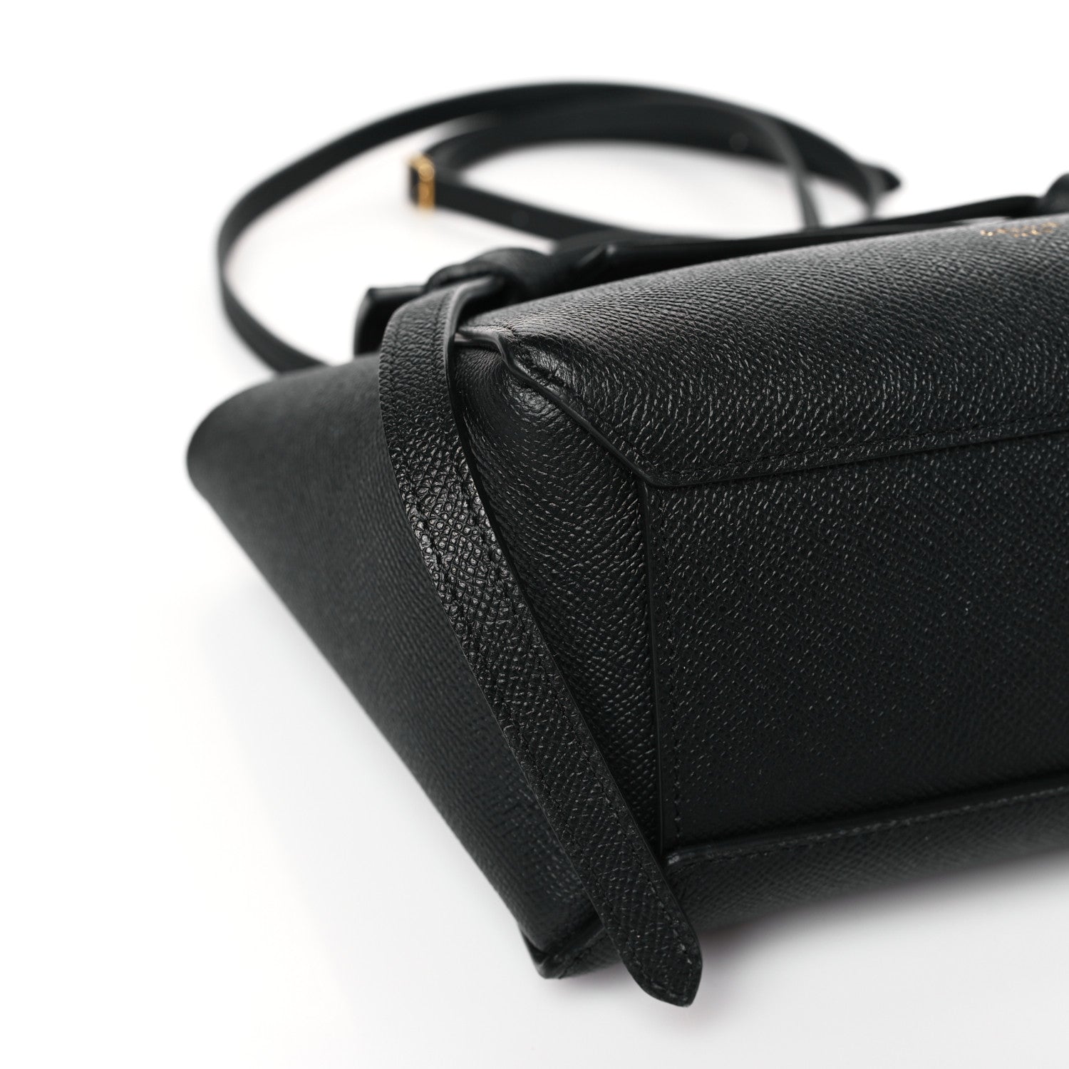 Celine Grained Calfskin Nano Belt Bag Black 8 of 9