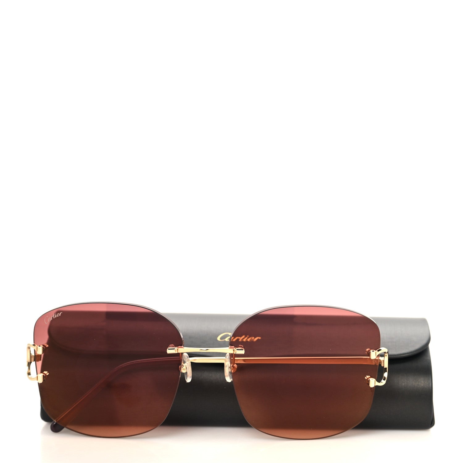 Cartier Metal C Decor CT0037RS Sunglasses Gold 8 of 8