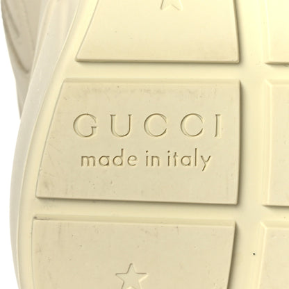 Gucci Calfskin Logo Womens Rhyton Sneakers 37.5 Ivory 7 of 7
