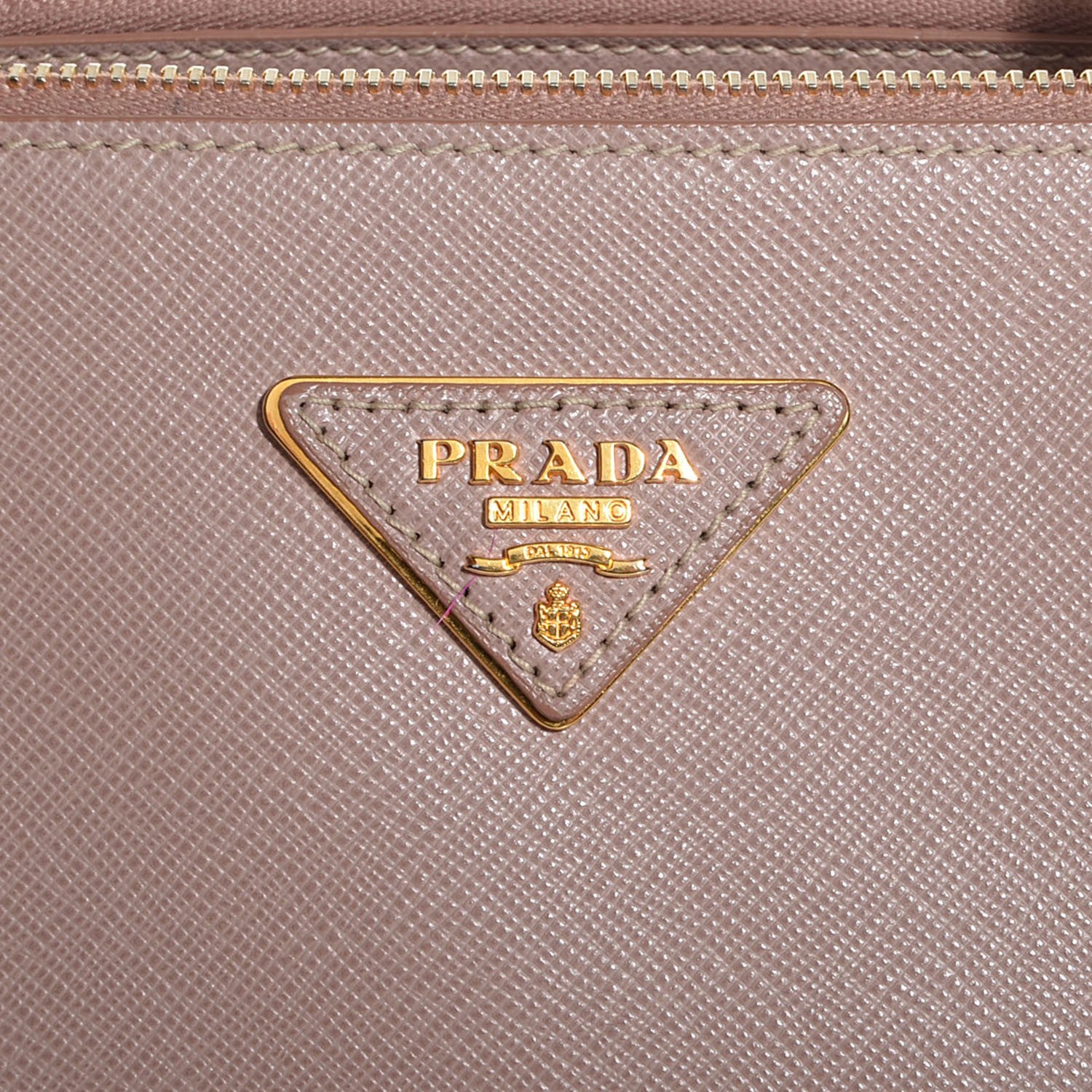 Prada Saffiano Lux Medium Double Zip Tote Cammeo 11 of 12