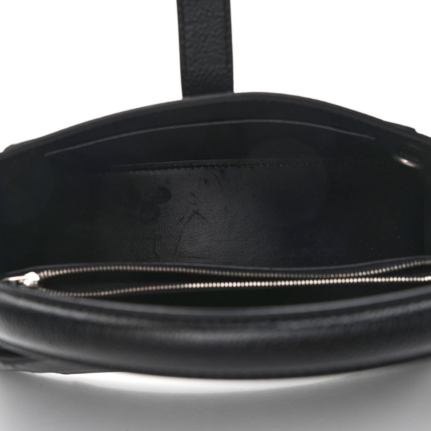 Balenciaga Grained Calfskin XS Hourglass East West Tote Black 5 of 9