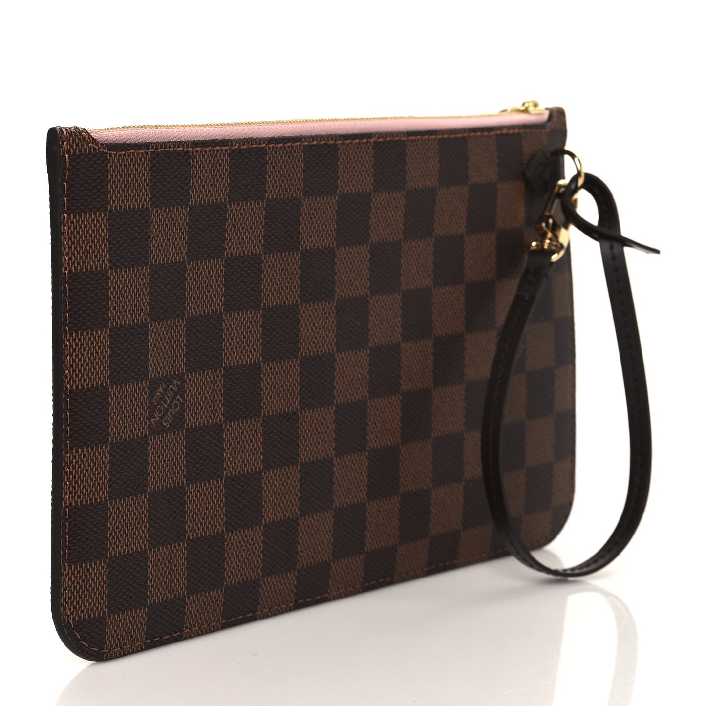 Damier Ebene Neverfull MM GM Pochette Rose Ballerine