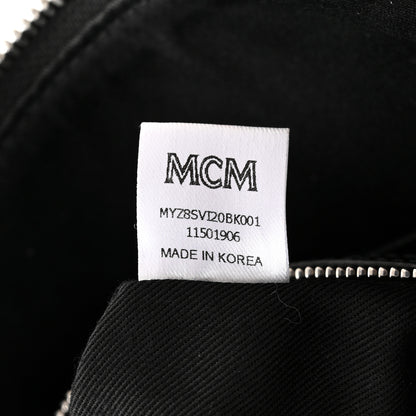 MCM Visetos Crossbody Pouch Black 7 of 10