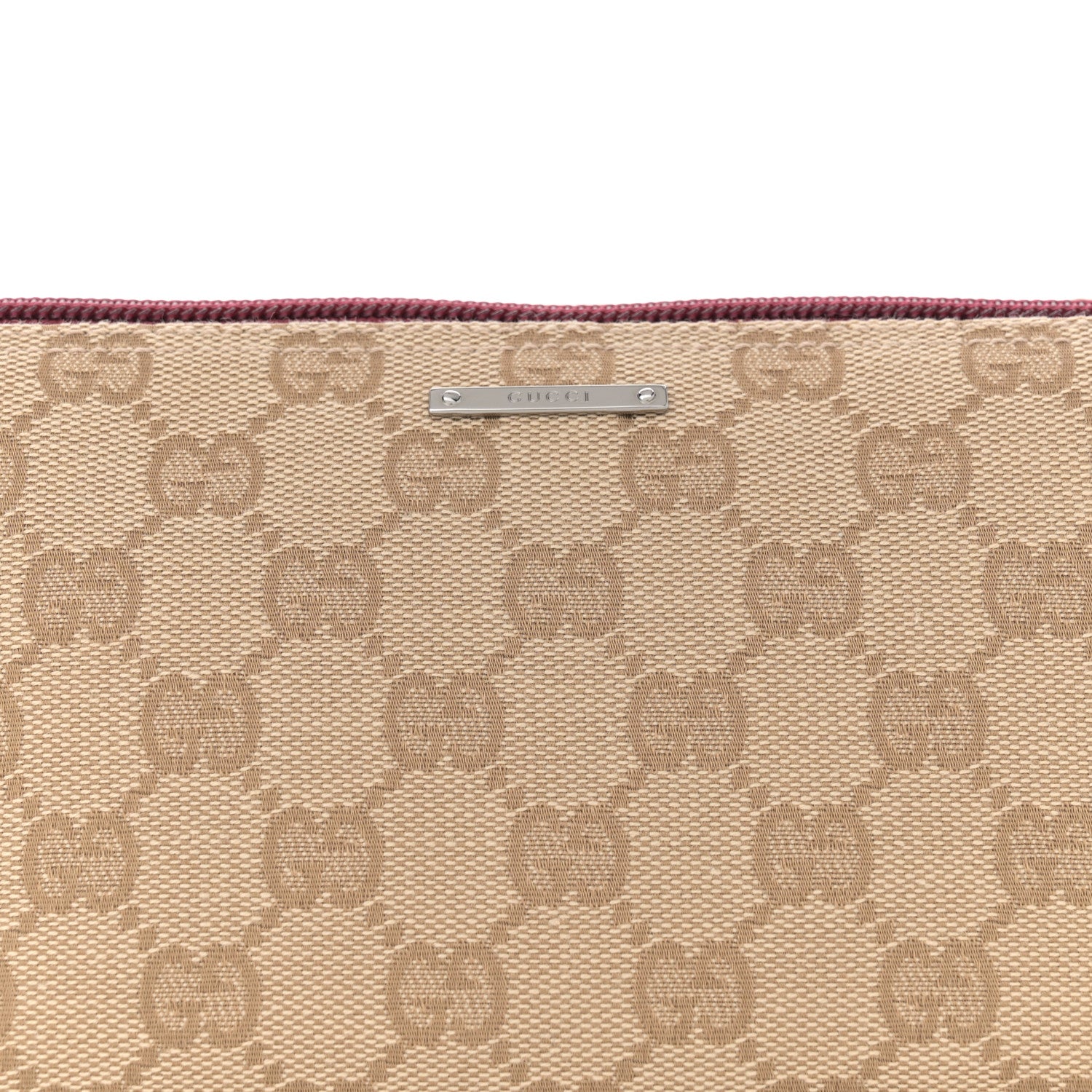 Gucci Monogram Boat Pochette Dark Pink 8 of 11