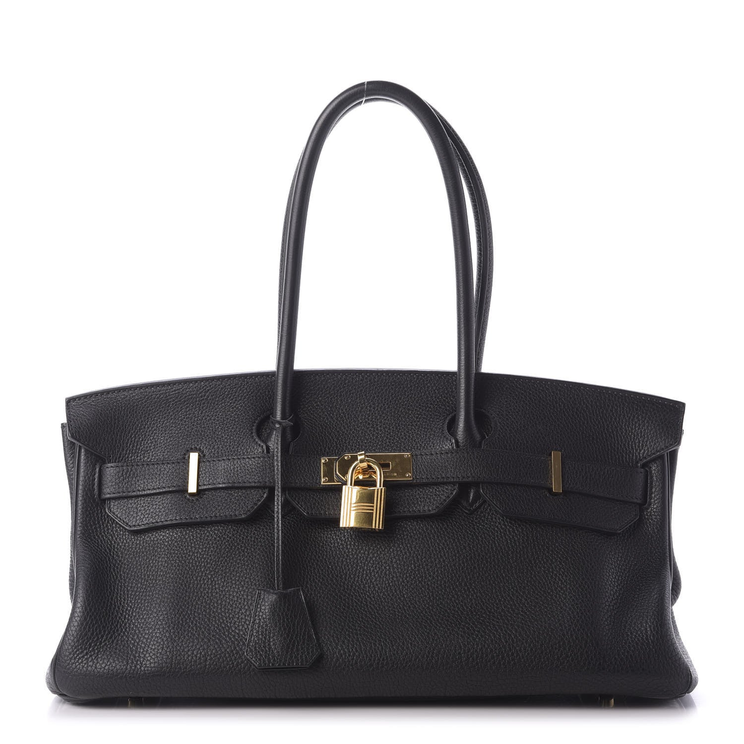 Hermes Togo JPG Shoulder Birkin II 42 Black 1 of 9