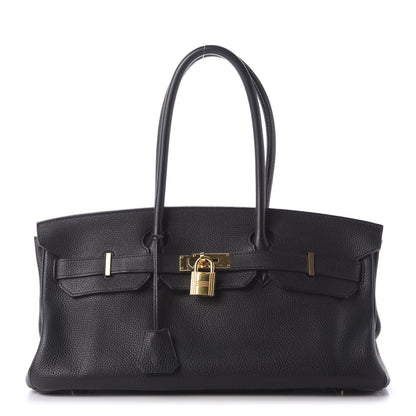 Hermes Togo JPG Shoulder Birkin II 42 Black 1 of 9