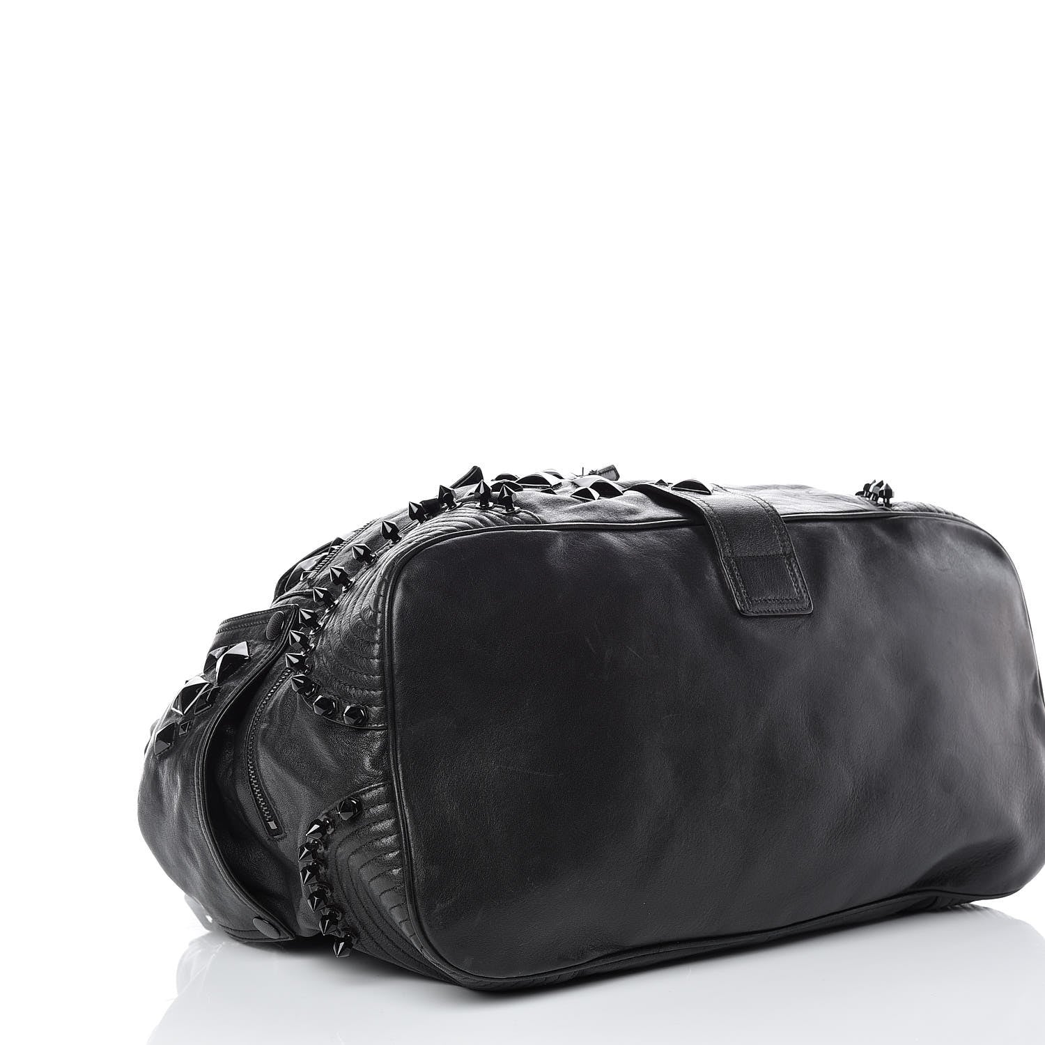 Alexander McQueen Calfskin Studded Faithful Tote Black 4 of 11