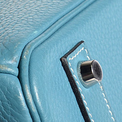 Hermes Togo Birkin 40 Blue Jean 12 of 30