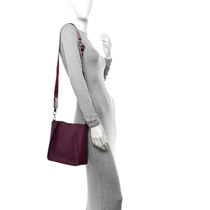 Stella McCartney Eco Alter Nappa Perforated Logo Mini Crossbody Wine 2 of 9