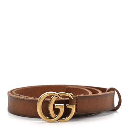 Gucci Cuoio Tuscano Double G 20mm Belt 70 28 Cuir 1 of 6