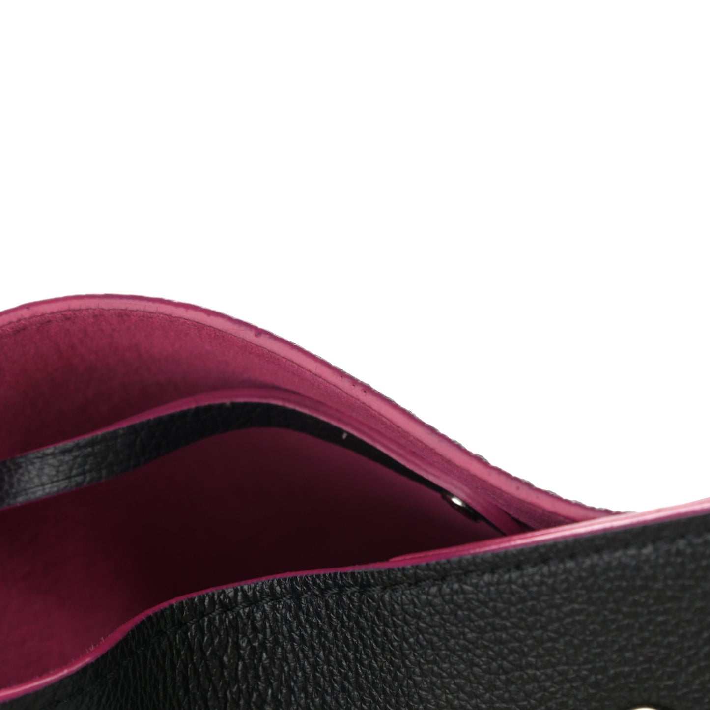 Calfskin Lockme Bucket Black
